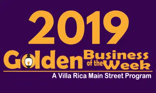 Villa Rica Main Street Golden Business of the week 2019
