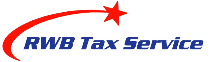 RWB Tax Services logo glow